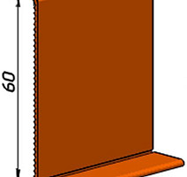 Гибкий плинтус (плинтусная лента) Jl 60